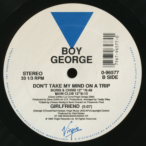 Boy George - Don't Take My Mind On A Trip (12")