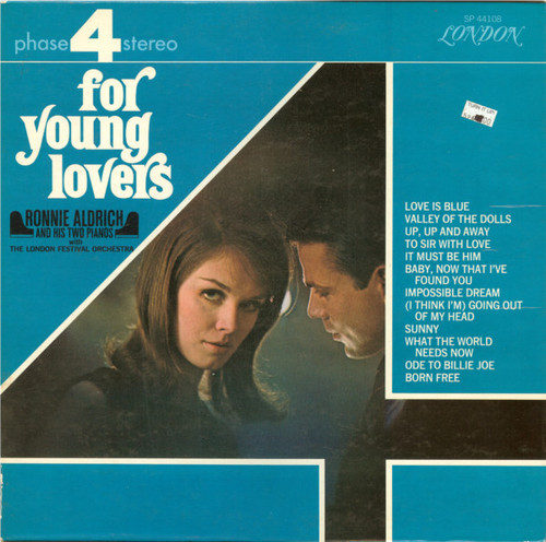 Ronnie Aldrich And His Two Pianos - For Young Lovers (LP, Album)