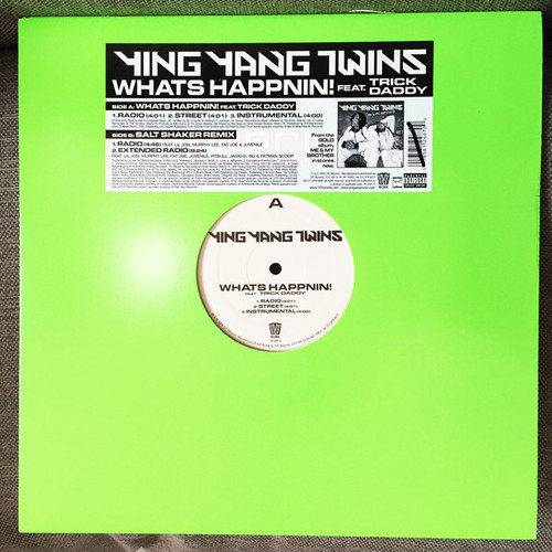 Ying Yang Twins - What's Happnin! (12", Promo)