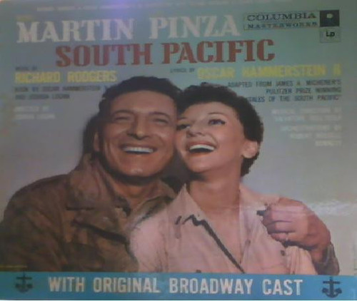 Mary Martin, Ezio Pinza, Richard Rodgers / Oscar Hammerstein 2nd* With Original Broadway Cast* - South Pacific (LP, Album, Mono, RE)