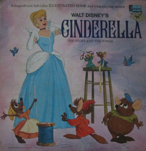 Various - Walt Disney's Cinderella (LP, Album, RE, Gat)