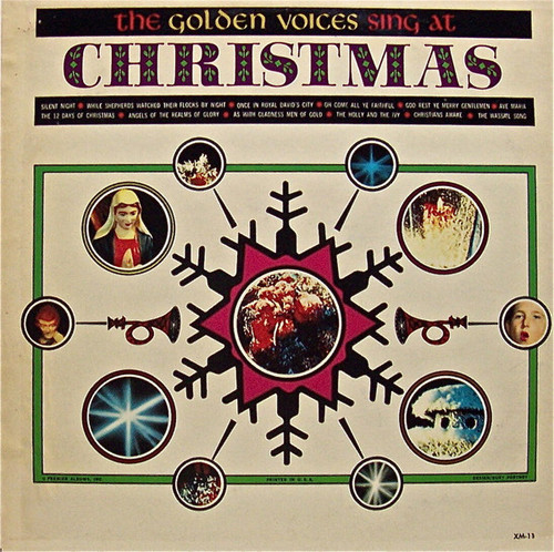 The Golden Voices - The Golden Voices Sing At Christmas (LP, Album)