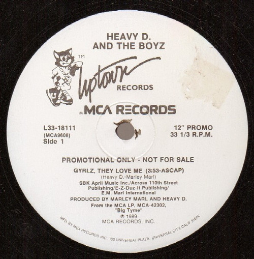 Heavy D. & The Boyz - Gyrlz, They Love Me (12", Promo)