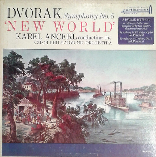 Dvorak*, Karel Ančerl Conducting The Czech Philharmonic Orchestra - Symphony No. 5 (LP, Album, Mono)