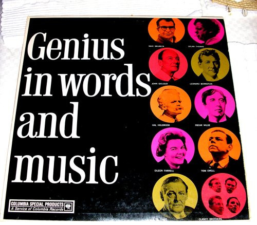 Various - Genius In Words And Music (LP, Comp, Mono)