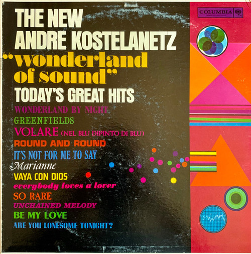 Andre Kostelanetz* - The New Andre Kostelanetz "Wonderland Of Sound":  Today's Great Hits (LP, Album, Mono)