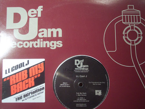 LL Cool J - Rub My Back (12", Promo)