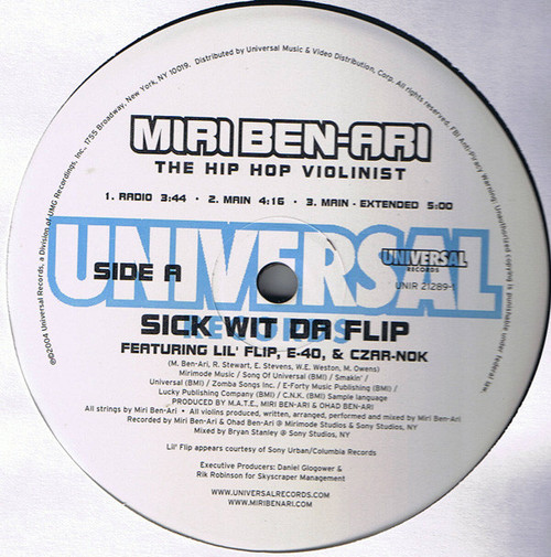 Miri Ben-Ari - Sick Wit Da Flip (12", Promo)
