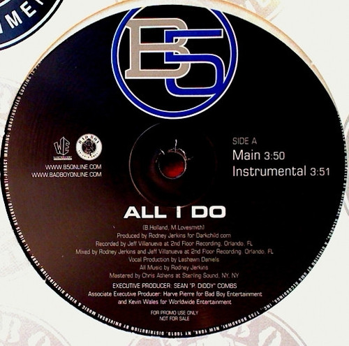 B5 - All I Do / You Got Me - Bad Boy Entertainment - UNIR21365-1 - 12", Promo 983899584