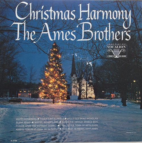 The Ames Brothers - Christmas Harmony (LP, Album, Mono)