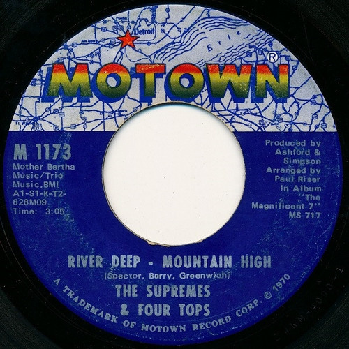 The Supremes & Four Tops - River Deep - Mountain High - Motown - M 1173 - 7", Single 997709580