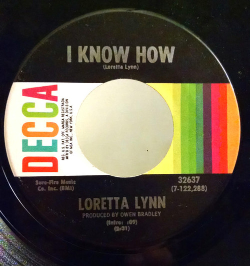 Loretta Lynn - I Know How (7", Single)