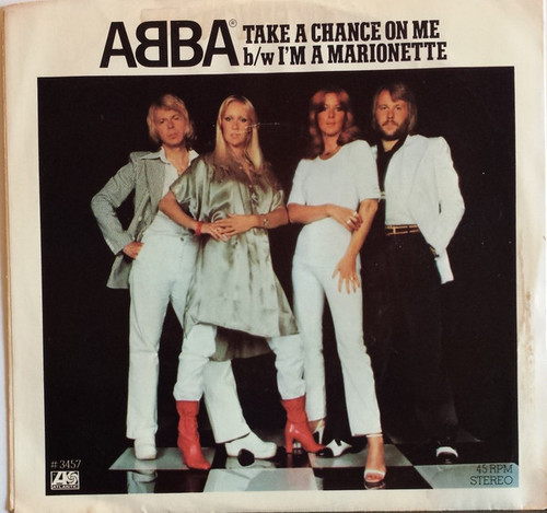 ABBA - Take A Chance On Me (7", Single, Styrene, RI)