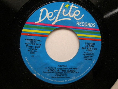 Kool & The Gang - Fresh (7", Single, Promo, Styrene)