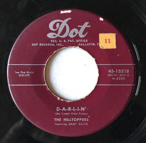 The Hilltoppers - D-A-R-L-I-N' / Frivolette (7")