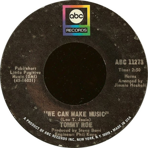 Tommy Roe - We Can Make Music (7", Pit)