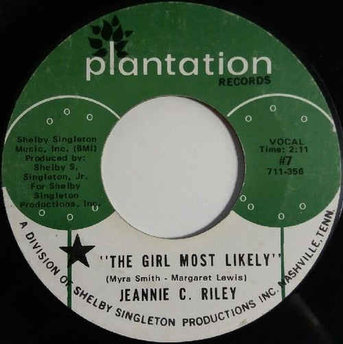 Jeannie C. Riley - The Girl Most Likely / My Scrapbook (7", Single)