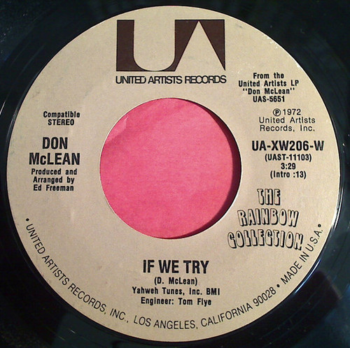 Don McLean - If We Try (7", Single, Styrene)