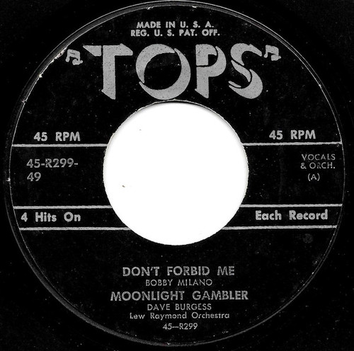 Various - Don't Forbid Me (7", EP, Mono)