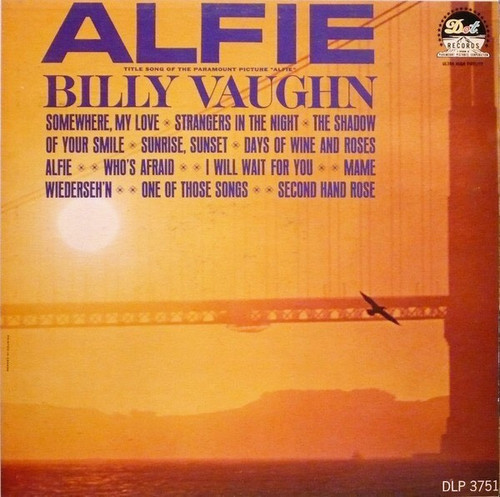 Billy Vaughn - Alfie (LP, Album, Mono)