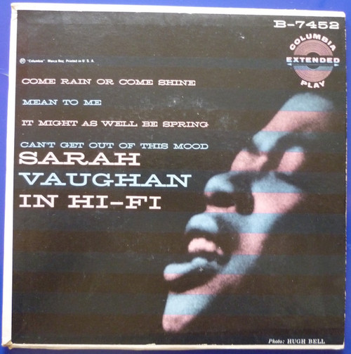 Sarah Vaughan - Sarah Vaughan In Hi-Fi – Vol. II (7", EP)