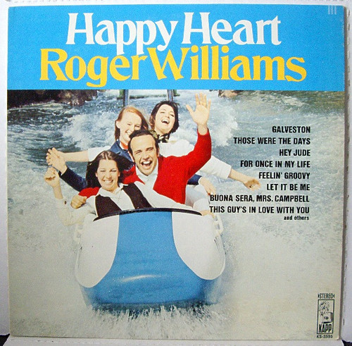 Roger Williams (2) - Happy Heart (LP, Album)