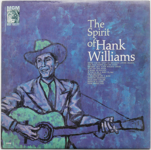 Hank Williams - The Spirit Of Hank Williams (LP, Album, Mono, MGM)