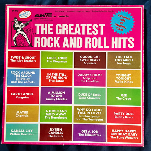 Various - The Greatest Rock And Roll Hits (4xLP, Comp, Enh, Tel + Box)