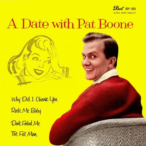Pat Boone - A Date With Pat Boone (7", EP)