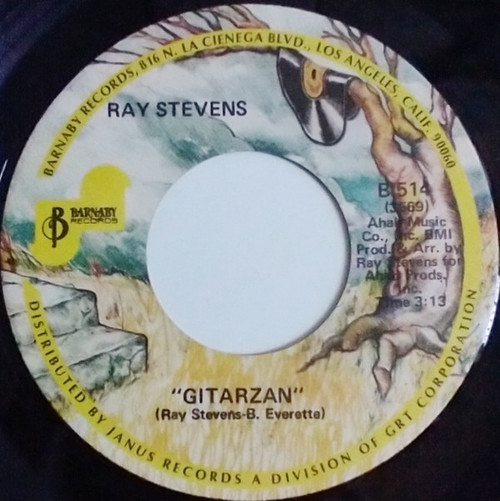 Ray Stevens - Gitarzan / Unwind (7", Single)