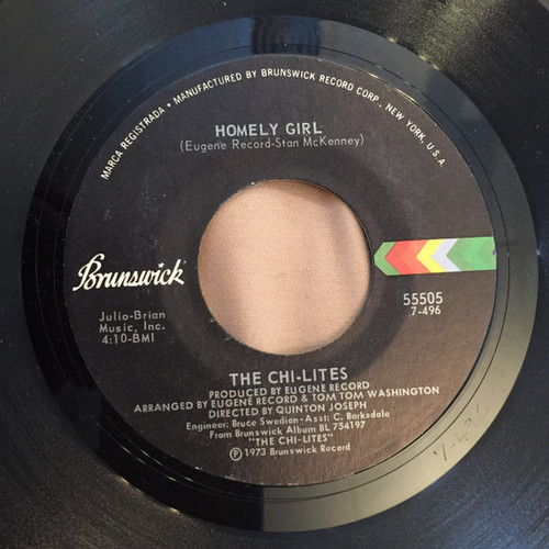 The Chi-Lites - Homley Girl (7")