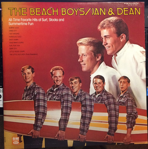 The Beach Boys / Jan & Dean - All-Time Favorite Hits Of Surf, Stocks And Summertime Fun (LP, Comp)