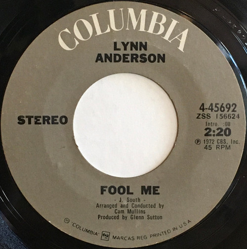 Lynn Anderson - Fool Me (7", Single, Styrene)