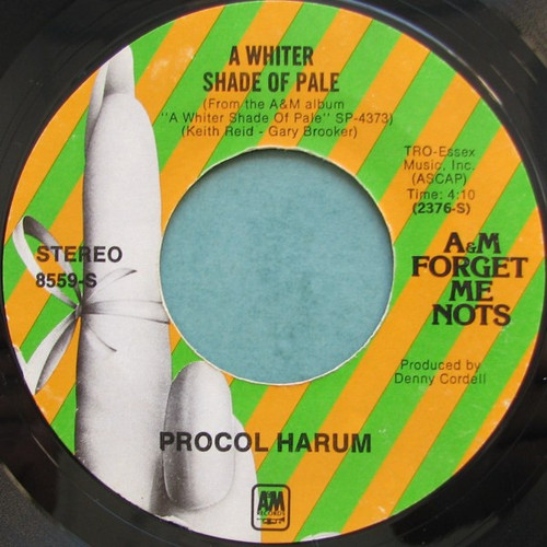 Procol Harum - A Whiter Shade Of Pale / Conquistador (7", Single)