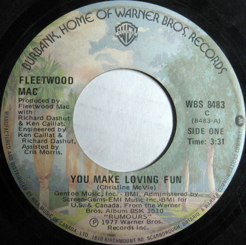 Fleetwood Mac - You Make Loving Fun / Gold Dust Woman - Warner Bros. Records - WBS 8483 - 7", Single 1028235775