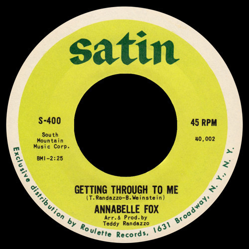 Annabelle Fox - Getting Through To Me (7", Single)