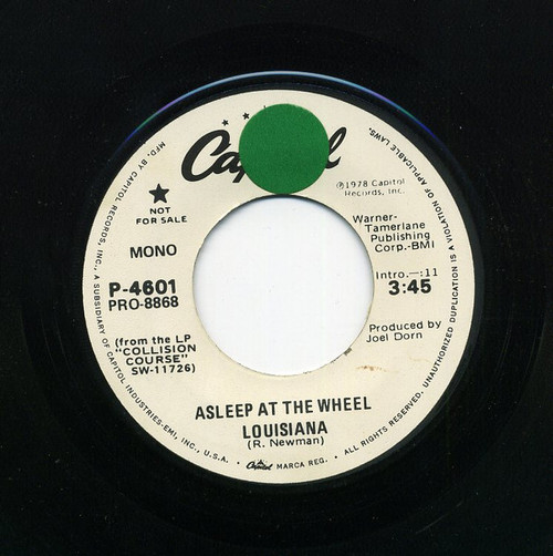 Asleep At The Wheel - Louisiana (7", Mono, Promo)