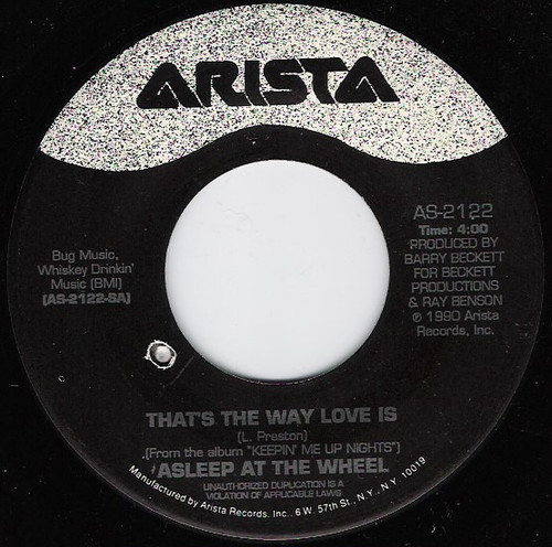 Asleep At The Wheel - That's The Way Love Is (7", Single)