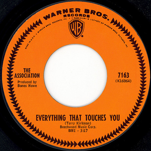 The Association (2) - Everything That Touches You - Warner Bros. Records - 7163 - 7", Single, Pit 1030268111
