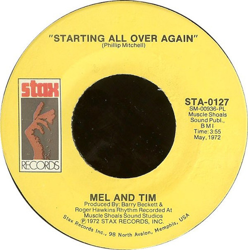 Mel And Tim* - Starting All Over Again / It Hurts To Want It So Bad (7", Single, PL )