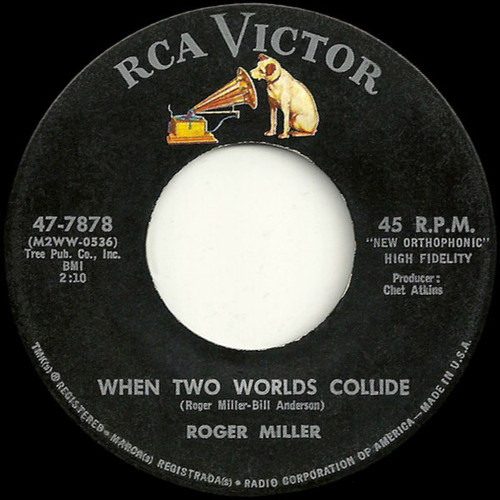 Roger Miller - When Two Worlds Collide / Every Which-A-Way (7", Single)