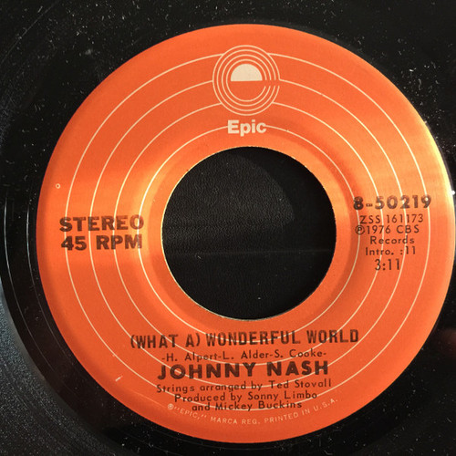 Johnny Nash - (What A) Wonderful World (7")
