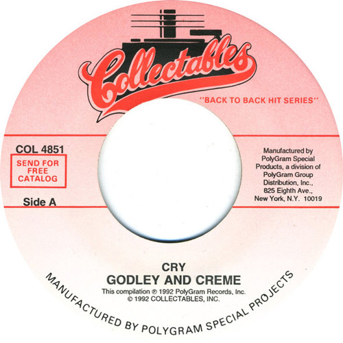 Godley & Creme / Waterfront (2) - Cry / Cry (7", Single)