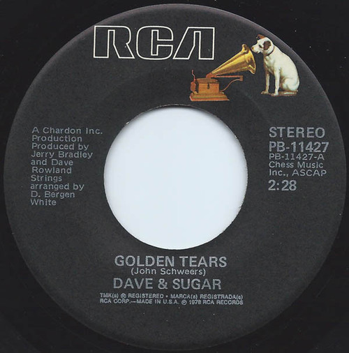 Dave & Sugar* - Golden Tears (7", Single, Ind)