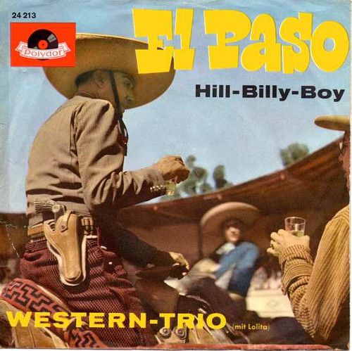 Western-Trio* Mit Lolita (3) - El Paso (7", Single, Mono)