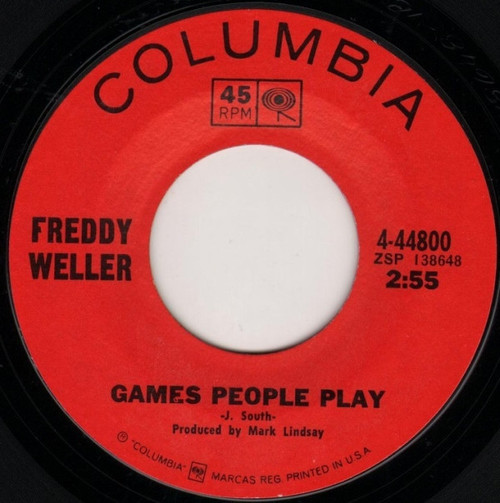 Freddy Weller - Games People Play / Home - Columbia - 4-44800 - 7", Single, Styrene, Ter 1033089202