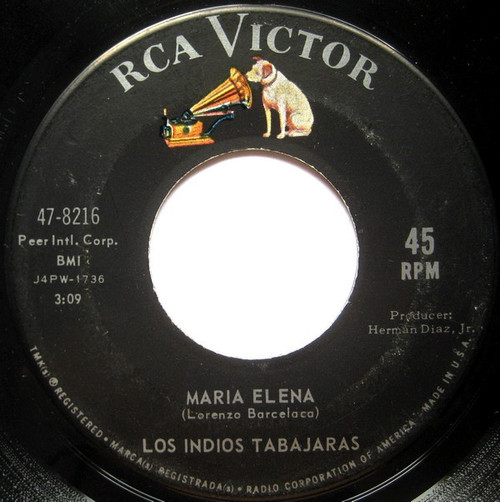 Los Indios Tabajaras - Maria Elena - RCA Victor - 47-8216 - 7", Single, Roc 1034509489