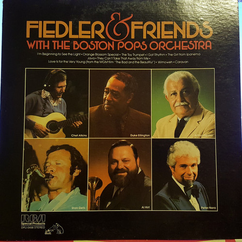 Arthur Fiedler, The Boston Pops Orchestra - Fiedler & Friends with the Boston Pops Orchestra (LP, Comp)
