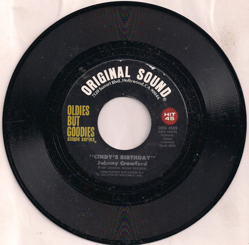 Preston Epps / Johnny Crawford - Bongo Rock / Cindy's Birthday (7", RE)