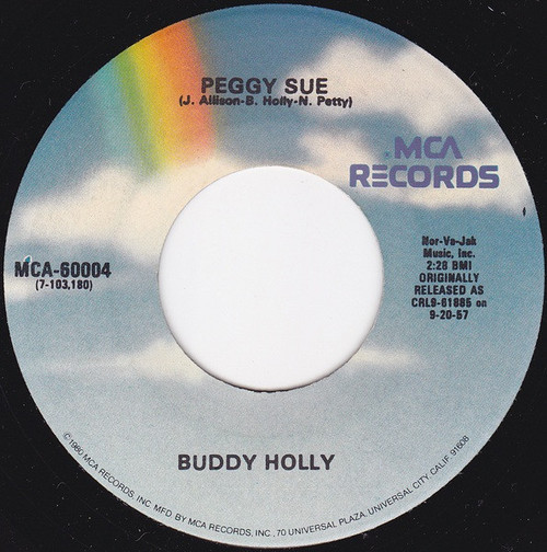 Buddy Holly - Peggy Sue / Everyday (7", RE, RP)